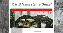 Desktop Screenshot of kubnatursteine.de